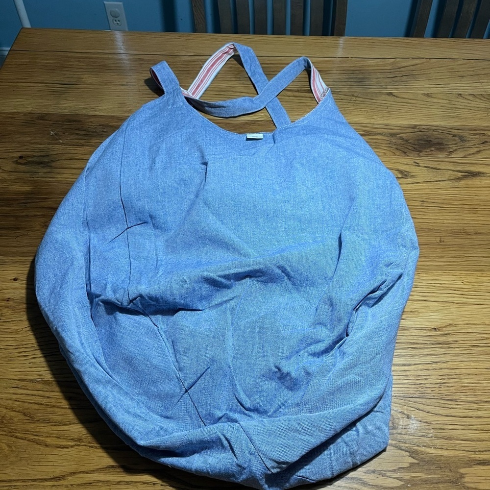 Mer•Sea Gemini Reversible Beach Tote Bag | Cotton | Like New - Picture 3 of 12